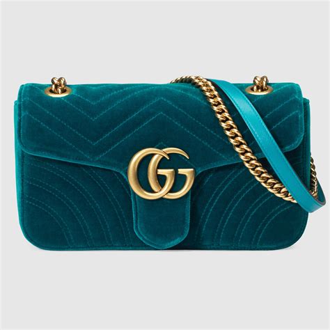 gg marmont velvet shoulder bag replica|how to check gucci marmont bag.